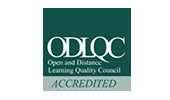 Open and Distance Learning Quality Council Accredited
		